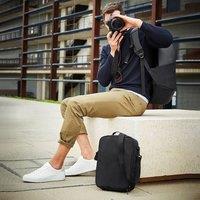 Quadra Men's Padded Camera Organiser Bag in Black