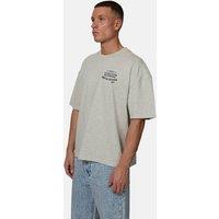 Good For Nothing Men's Boxy Fit Graphic Tee in Grey | Size: Medium