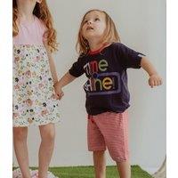 Lilly + Sid Boy's Time To Shine T-Shirt in Navy | Size: 0-6 m