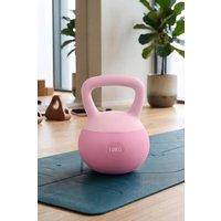 Living and Home 10kg Strength Soft Kettlebell with Non-Slip Handle for Home Gym in Pink