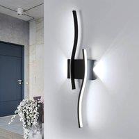 COMELY Indoor Wall Lights, 20W Modern Acrylic Wall Lights, Black