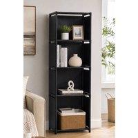 ExtraStar Modern Freestanding Storage Shelf in Black