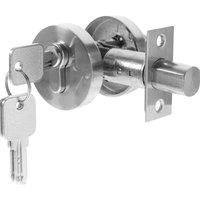 PAWNORA Home Single Deadbolt Door Lock in Silver