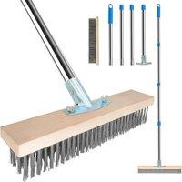 PAWNORA 65 Wire Broom Brush in Silver