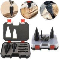 FLAVORA Electric Hammer Drill Bit Firewood Split in Black | Size: 10000mm x 520mm