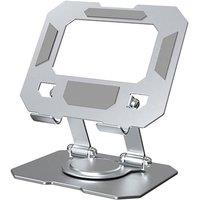 KORVIXA Silver Universal 360 Rotating Phone Tablet Holder Riser Stand