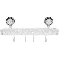 Kelvenix Clear Shower Caddy Suction Cup NoDrilling