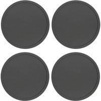PAWNORA Coasters Non Slip Rubber Mat GREY 12X