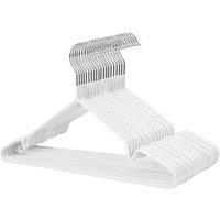 PAWNORA Strong Metal Hangers white 20 x Hangers