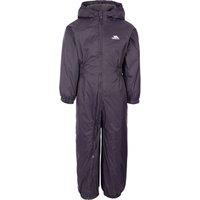 Trespass Dripdrop Padded Waterproof Rain Suit in Dark Grey | Size: 3-4 Years