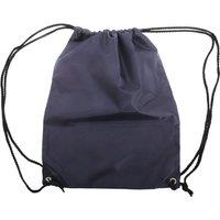 Shugon Men's Stafford Plain Drawstring Tote Bag - 13 Litres Pack of 2 in Navy