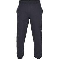 Build Your Brand Men's Basic Jogging Bottoms in Navy | Size: Medium