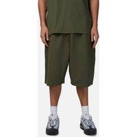 Good For Nothing Men's Baggy Monogram Jersey Shorts in Green | Size: Medium
