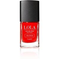 Lola Women's Nail Polish 10 Free Formula 11ml Pebbles 012 - French Bistre in Brilliant Red - Transport Red