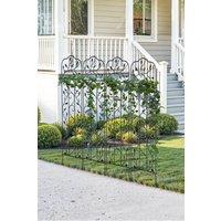 Garden Sanctuary 2Pcs Garden Trellis in Black