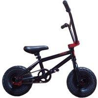 XN 1080 Stunt Freestyle Mini BMX Bike - Black/Red in Black