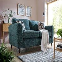 Stratus Interiors Valencia Mid-Century Fabric Sofa in Odyssey Amazonite Teal-2 Seater in Teal