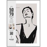 nielsen Super 8 Aluminium 20x28 Picture Frame (50x70cm) with Modern Art Print in Silver | Size: 50x70 cm