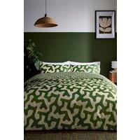 Helena Springfield 'Hikani' Cotton Duvet Cover Set in Green | Size: Double