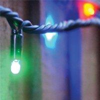 Xmas Haus String Lights Black Rubber IP65 10m/80 LED Colour Change