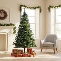 Shatchi 7FT Prelit Green Alaskan Pine Christmas Tree White LEDs