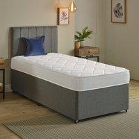 Starlight Beds Hybrid Spring & Memory Foam Mattress Soft Firmness Durable Surface in White | Size: EU King