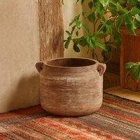 Wyld Haus Sundrift Aged Brown Hydria Stoneware Pot