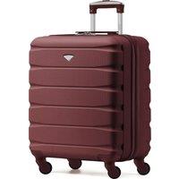 Flight Knight 56x45x25cm EasyJet (Paid), BA & Jet2 Large Hard Cabin Carryon Suitcase in Burgundy