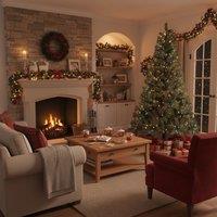 Shatchi 8FT Green Alaskan Pine Christmas Tree