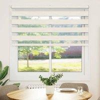Berkfield Home Zebra Blind Marble Beige 145x150 cm Fabric Width 140.9 cm Polyester