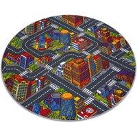 RugsX Circle Streets Rug in Grey | Size: 170 cm diameter