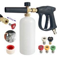 Ventryn 1/4 Quick Release Snow Foam Lance 1L Soap Cannon Pressure Washer in White