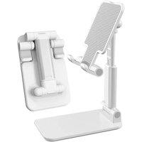 Ventryn Black Folding Adjustable Height Stand For iPhone iPad Desk Holder