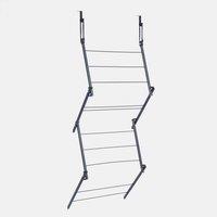 Havendro Over Door Clothes Airer Utility Caravan Towel Clothes in Black
