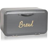 FLAVORA Open Front Grey Bread Bin Kitchen Loaf Storage Box | Size: 0.6m2