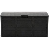 FLAVORA Black Garden Storage Utility Cushion Box | Size: 0.6m2