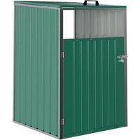 Kelvenix Large Single Wheelie Bin Storage in Green | Size: 0.6m2