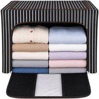 KORVIXA Clothing Storage Bags Storage Organiser Storage Box in Black