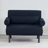 PAWNORA Folding Sofa Bed 4-in-1 Sleeper Bed ChairBlack-100cm in Black | Size: 0.6m2