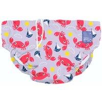 Bambino Mio Reusable Swim Nappy for Babies & Toddlers in Light Grey | Size: 0-6 m