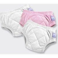 Bambino Mio Potty Training Pants for Girls & Boys - 3 Pack in Pale Pink | Size: 2-3 Years