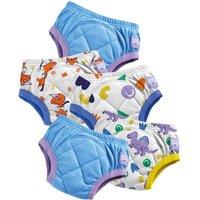 Bambino Mio Potty Training Pants - Training from Nappies to Undies - 5 Pack in Baby Blue | Size: 3-4 Years