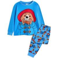 Paddington Bear Long Sleeve Long Leg Pyjama Set | Blue | Official Merch | Size: 2-3 Years