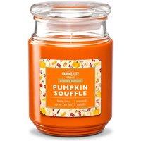 Candle-Lite Pumpkin Souffle Scented Candle Jar 18oz in Orange
