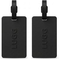 Lugg age Tags - Suitcase ID Tags for Travel in Black | Size: 2 Pack