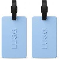 Lugg age Tags - Suitcase ID Tags for Travel in Blue | Size: 2 Pack