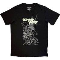 Rock Off officially Licensed Products Linkin Park Reanimation Mega Bot T-Shirt in Black | Size: Medium