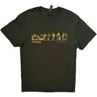 Rock Off officially Licensed Products Finneas For Crying Out Loud T-Shirt in Green | Size: XL