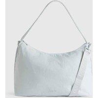 Nere Travel Unisex Bondi Nylon Hobo Crossbody Bag Pebble in Grey
