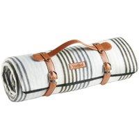 VonShef Small Waterproof Outdoor Picnic Blanket in White
